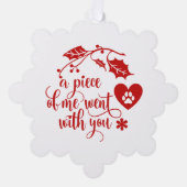 Weihnachten Ornament Karte (Vorderseite)