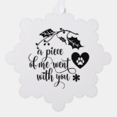 Weihnachten Ornament Karte (Vorderseite)