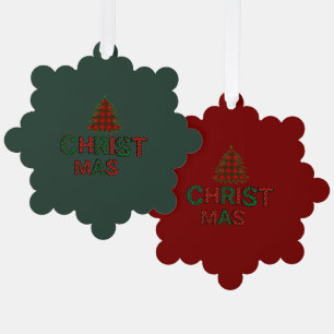 Weihnachten Ornament Karte
