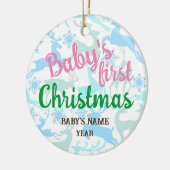 Weihnachten, Ornamente Baby's First Christmas Cust (Links)