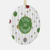 Weihnachten "Ornamente & Sterne" Ornamente Persönl (Rechts)