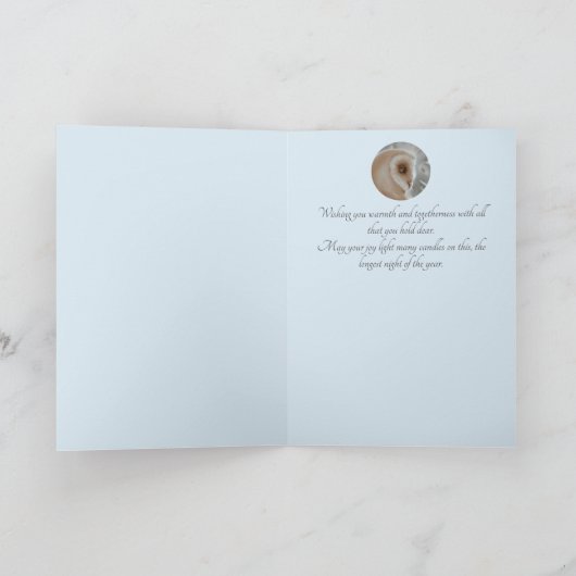 Weihnachten Pagan Winter Solstice Card Karte (Innenseite)