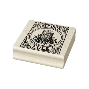 Weihnachten Pagan Yuletide Holiday Gummistempel