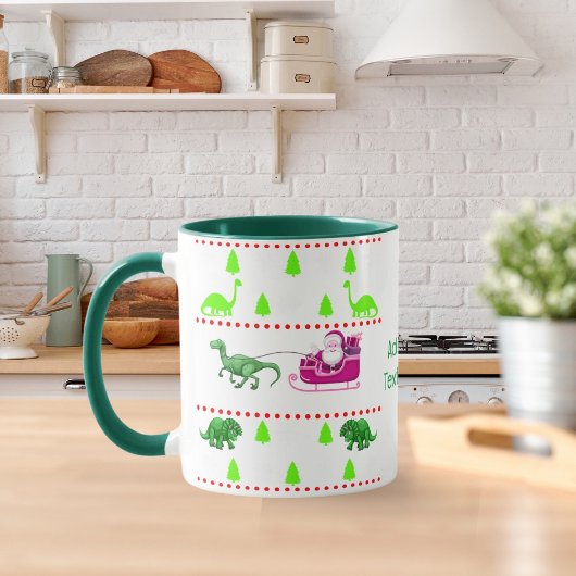 Weihnachten Pajama Dinosaur, Weihnachten Party Tasse