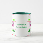 Weihnachten Pajama Dinosaur, Weihnachten Party Tasse (Zentrum)