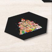 Weihnachten Pajama Golden Retriever Tree Xmas Gesc Untersetzer (angewinkelt)