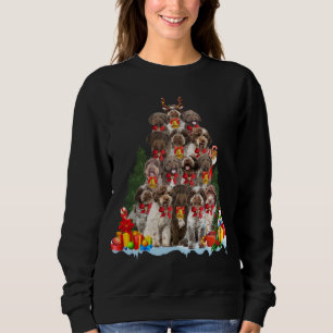 Weihnachten Pajama Lagotto Romagnolo Xmas Bäume Ge Sweatshirt