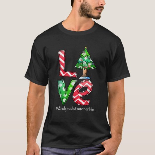 Weihnachten Pajama LIEBE 2. Lebenskostüm Weihnacht T-Shirt (Vorderseite)