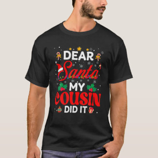 Weihnachten Pajama Liebe Weihnachten Mein Cousin g T-Shirt