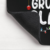 Weihnachten Pajama Xmas Lights Grumpy Claus Mousepad (Ecke)