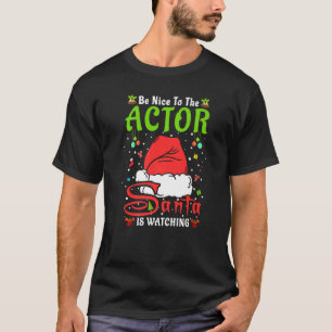 Weihnachten Pajamas sind nett zum Schauspieler Wei T-Shirt