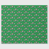 Weihnachten Pandas Geschenkpapier (Flach)