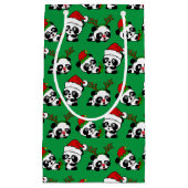 Weihnachten Pandas Kleine Geschenktüte (Vorderseite)