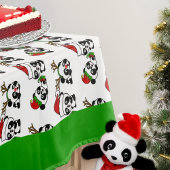Weihnachten Pandas Tischdecke