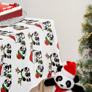 Weihnachten Pandas Tischdecke
