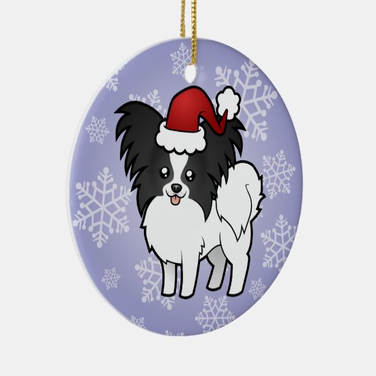 Weihnachten Papillon Keramikornament (Rechts)