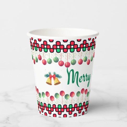Weihnachten pappbecher (Vorderseite)