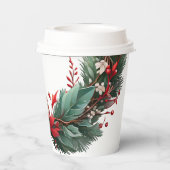 Weihnachten Pappbecher (Rückseite)