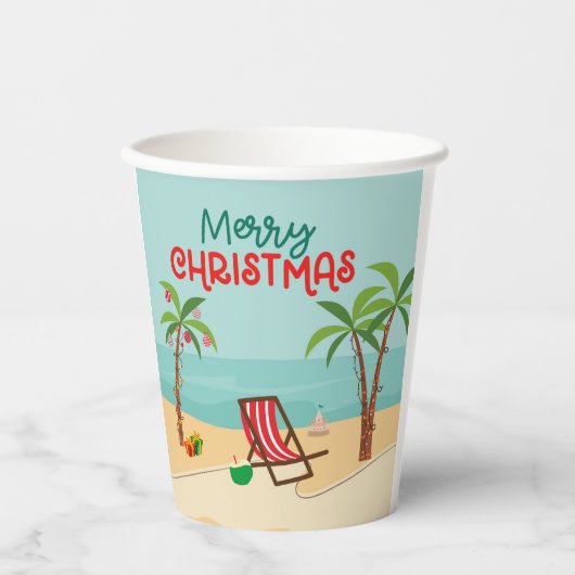 Weihnachten Pappbecher (Vorderseite)