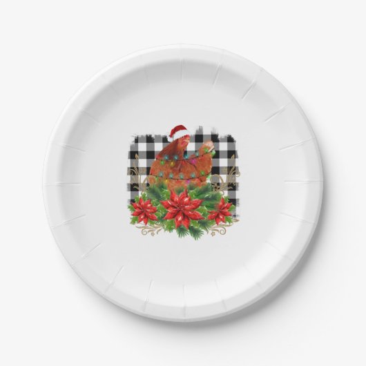 Weihnachten Pappteller (Vorderseite)