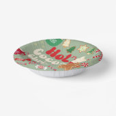 Weihnachten Pappteller (Gewinkelt)