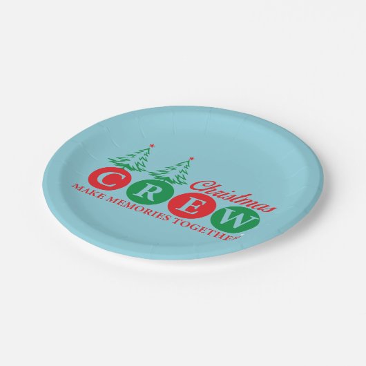 Weihnachten Pappteller (Schrägansicht)