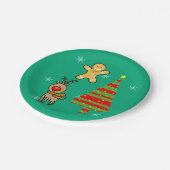 Weihnachten Pappteller (Schrägansicht)