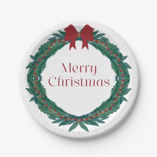 Weihnachten Pappteller (Vorderseite)