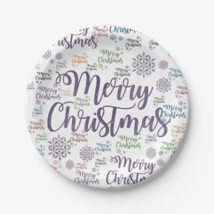 Weihnachten Pappteller