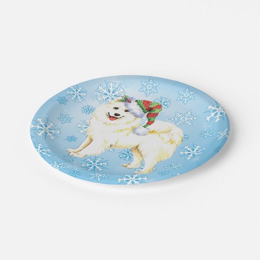 Weihnachten Pappteller (Schrägansicht)