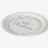 Weihnachten Pappteller (Schrägansicht)