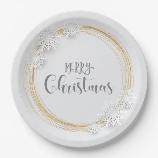 Weihnachten Pappteller (Vorderseite)
