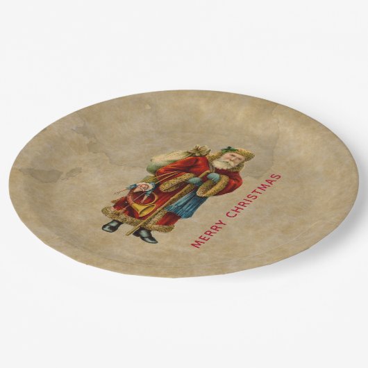 Weihnachten Pappteller (Schrägansicht)