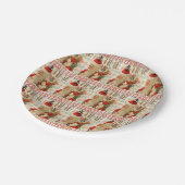 Weihnachten Pappteller (Schrägansicht)