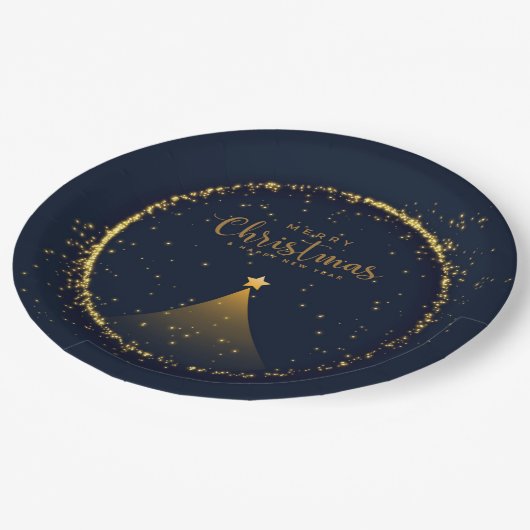 Weihnachten Pappteller (Schrägansicht)