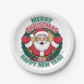 Weihnachten Pappteller (Vorderseite)