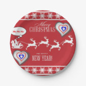 Weihnachten Pappteller (Vorderseite)
