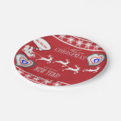 Weihnachten Pappteller (Schrägansicht)