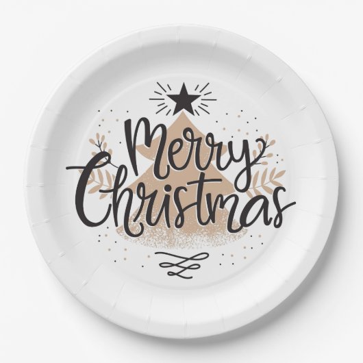 Weihnachten Pappteller (Vorderseite)