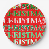 Weihnachten Pappteller (Vorderseite)