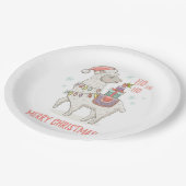 Weihnachten Pappteller (Schrägansicht)