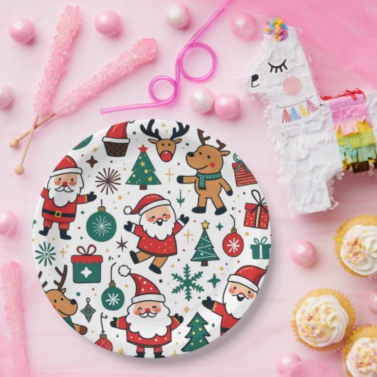 Weihnachten Pappteller (Party)