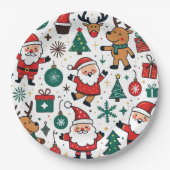 Weihnachten Pappteller (Vorderseite)