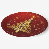 Weihnachten Pappteller (Schrägansicht)