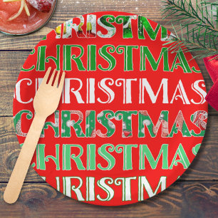 Weihnachten Pappteller