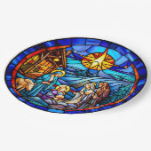 Weihnachten Pappteller (Schrägansicht)