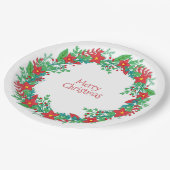 Weihnachten Pappteller (Schrägansicht)