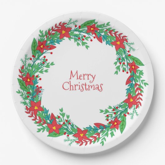 Weihnachten Pappteller (Vorderseite)