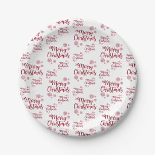 Weihnachten Pappteller