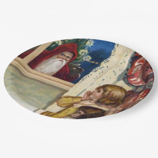 Weihnachten Pappteller (Schrägansicht)